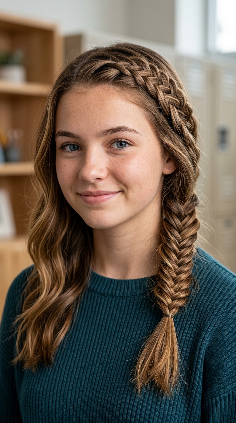 Fishtail Accent Braid