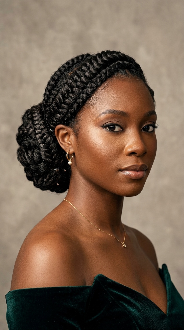 Fishtail Braid Bun