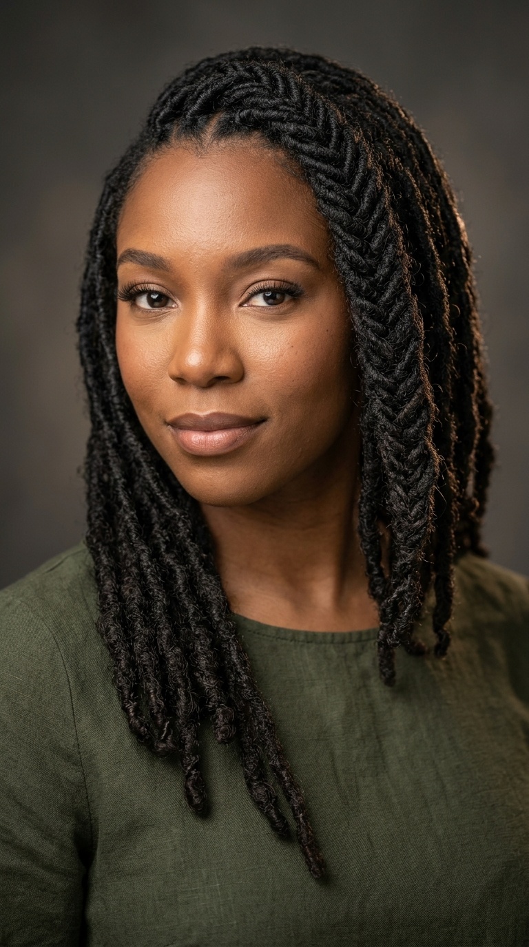 Fishtail Braid Locs