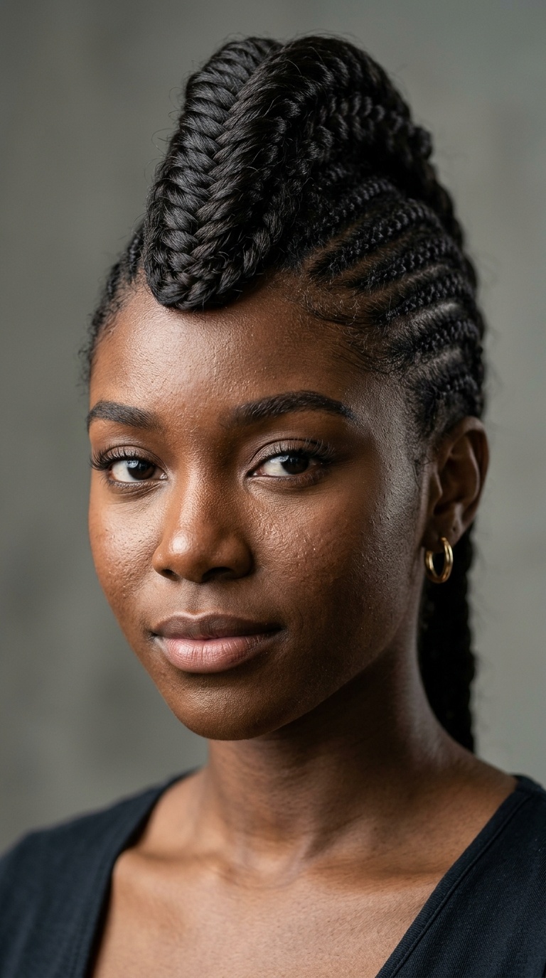 Fishtail Braid Mohawk