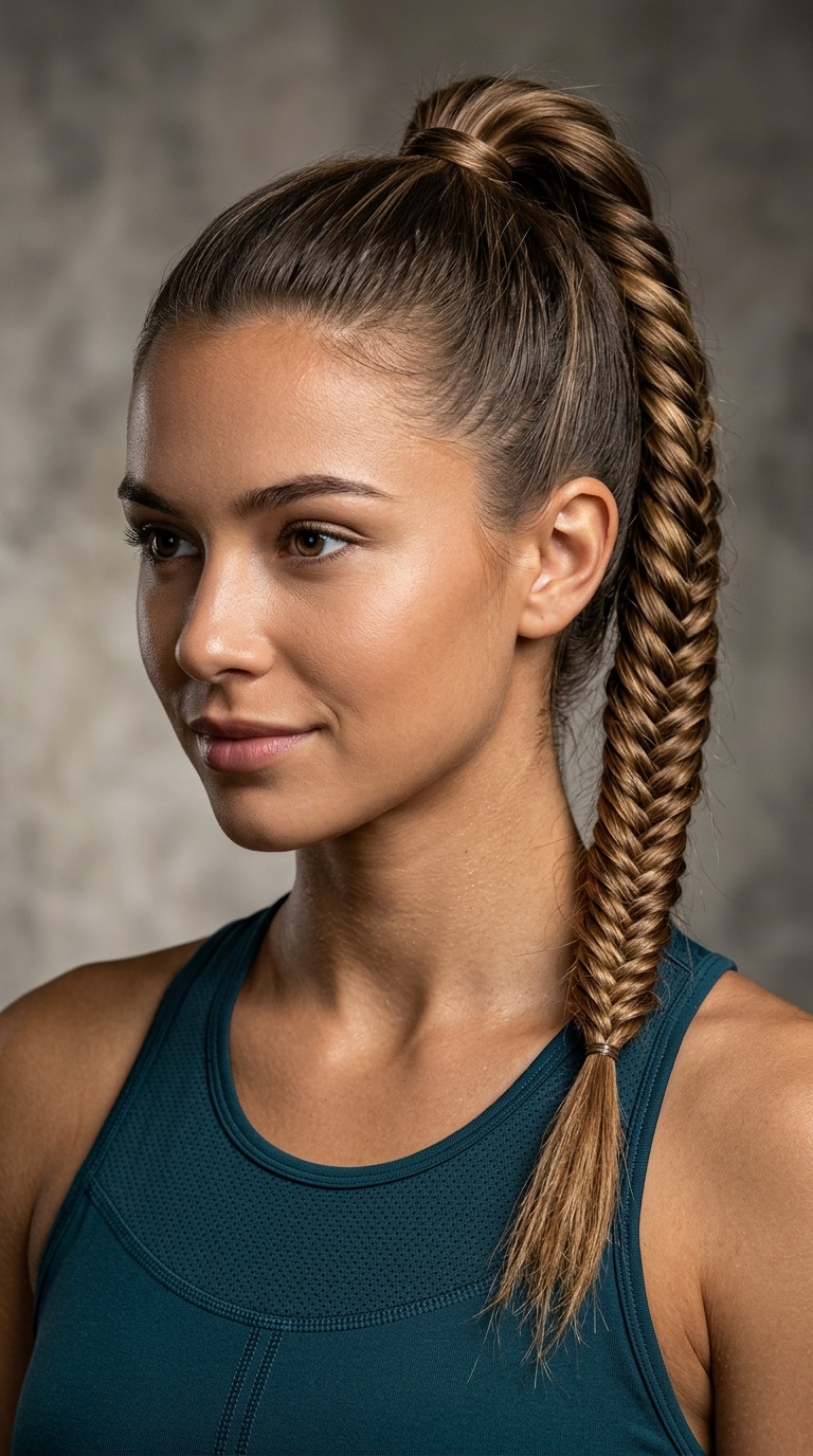 Fishtail Braid Ponytail