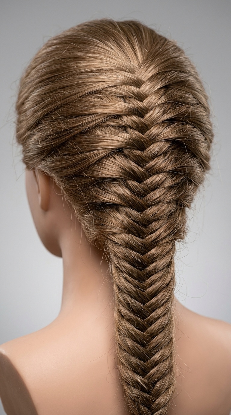 Fishtail Braid Texture