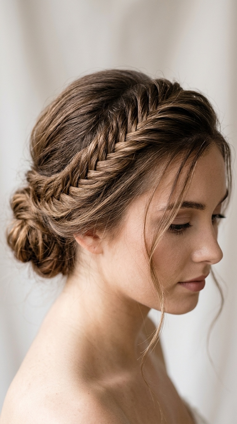 Fishtail Braid Updo