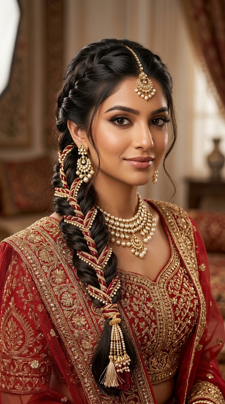 Fishtail Braid with Parandi