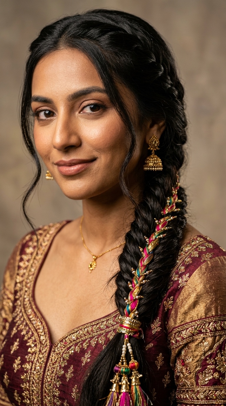 Fishtail Braid with Parandi