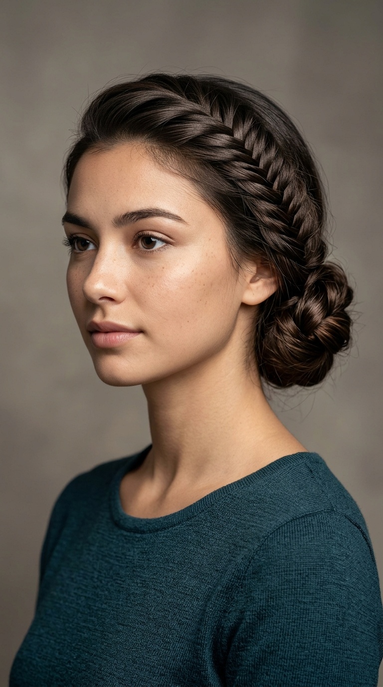 Fishtail Braided Bun