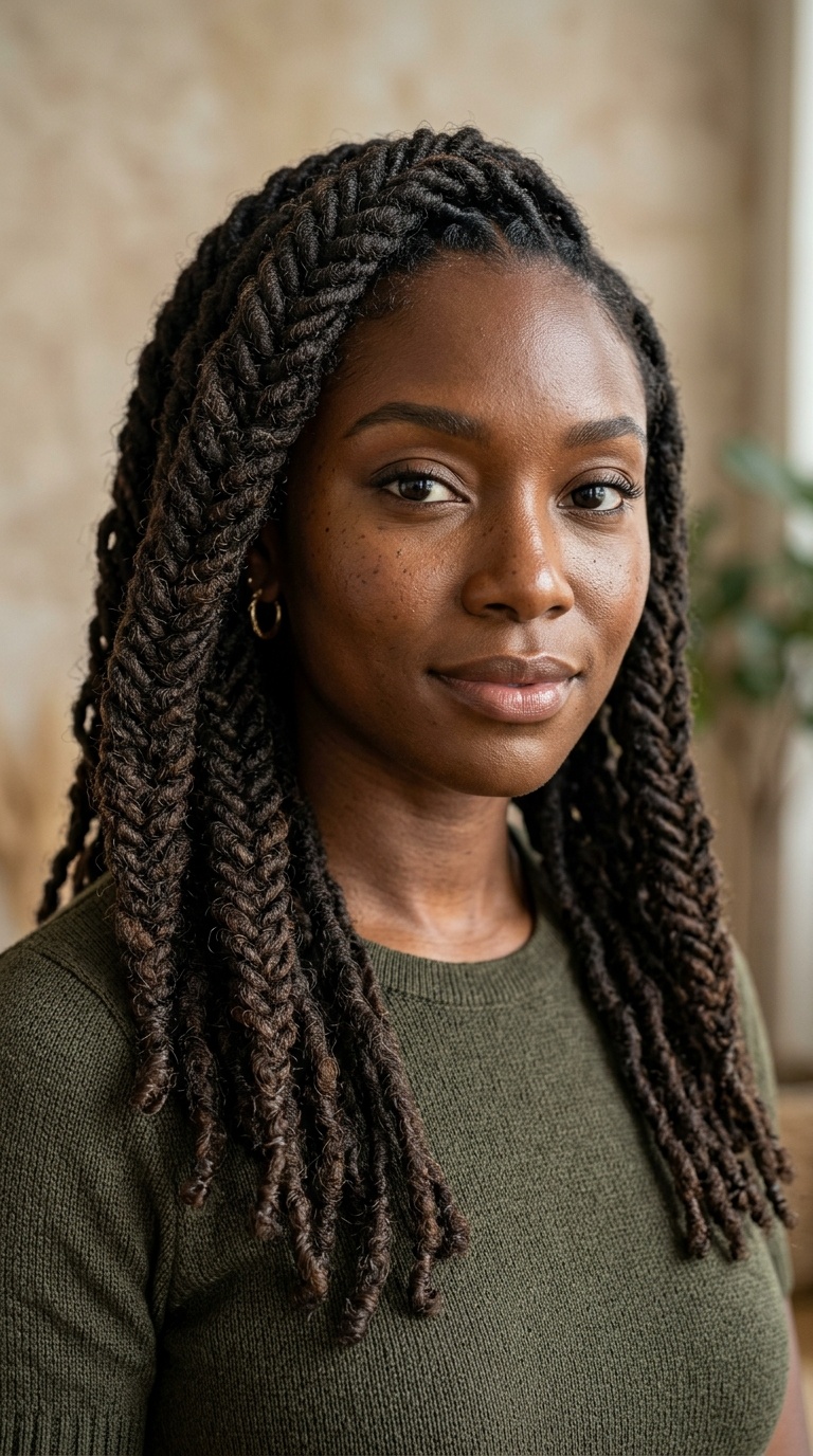 Fishtail Braided Locs