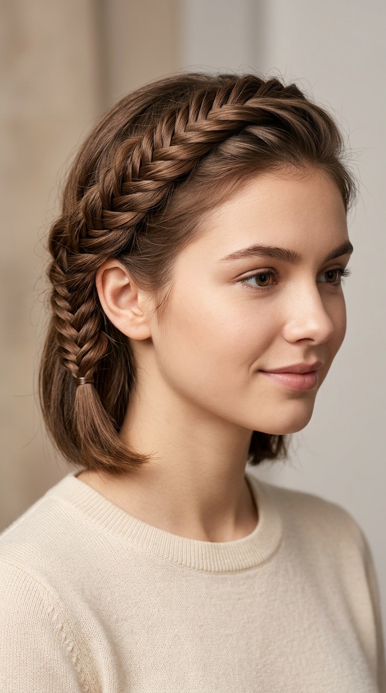Fishtail Crown Braid