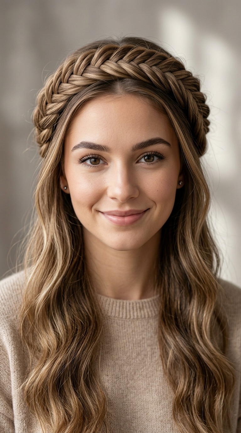 Fishtail Crown Braid