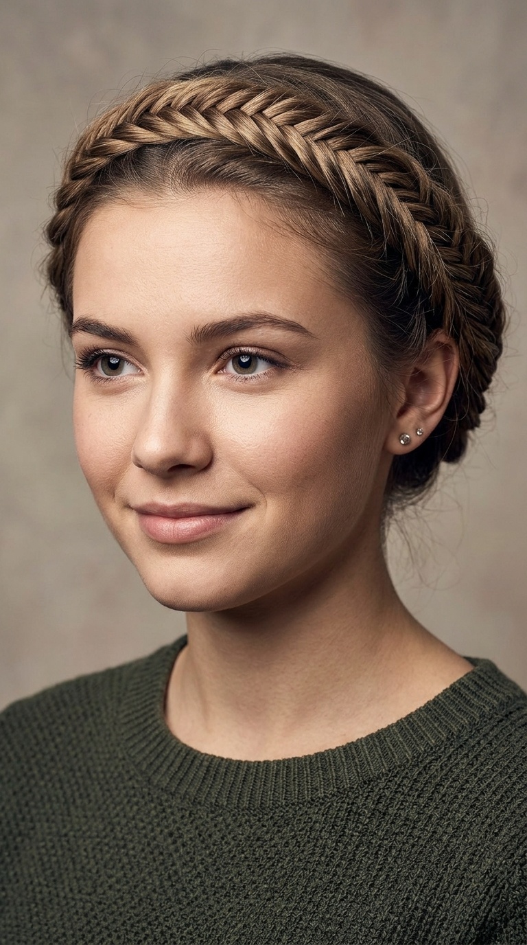 Fishtail Crown Braid