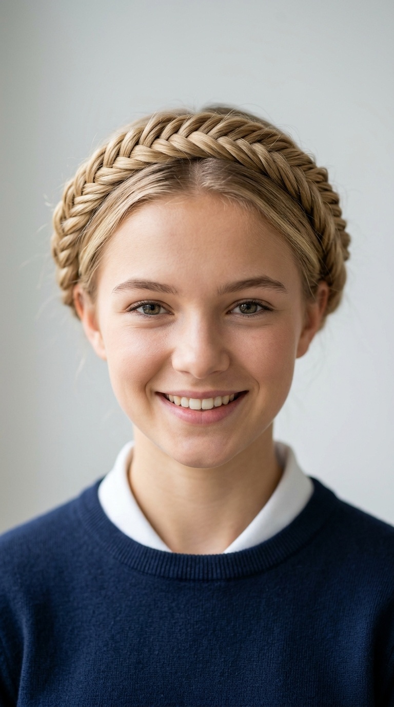 Fishtail Crown Braid