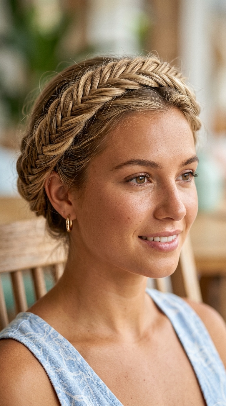 Fishtail Crown Braid