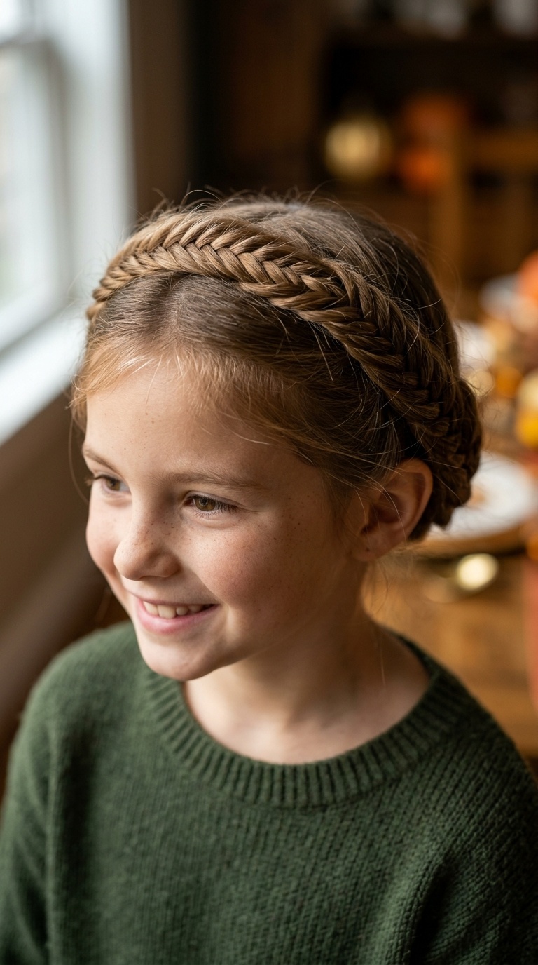 Fishtail Crown Braid