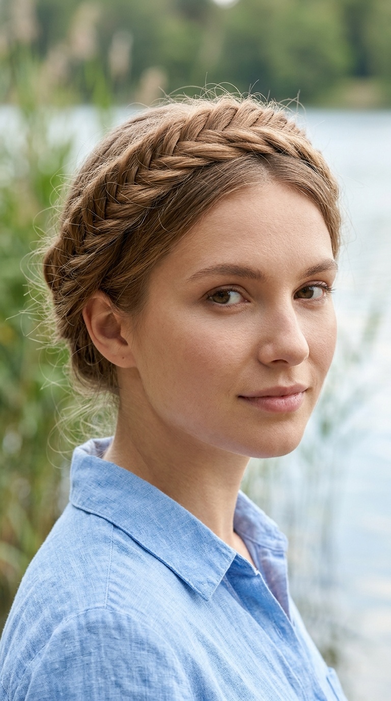 Fishtail Crown Braid