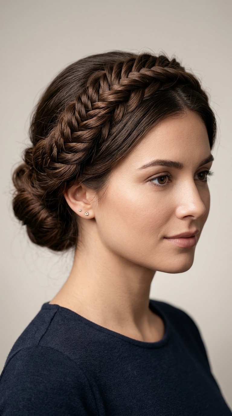 Fishtail Crown Braid