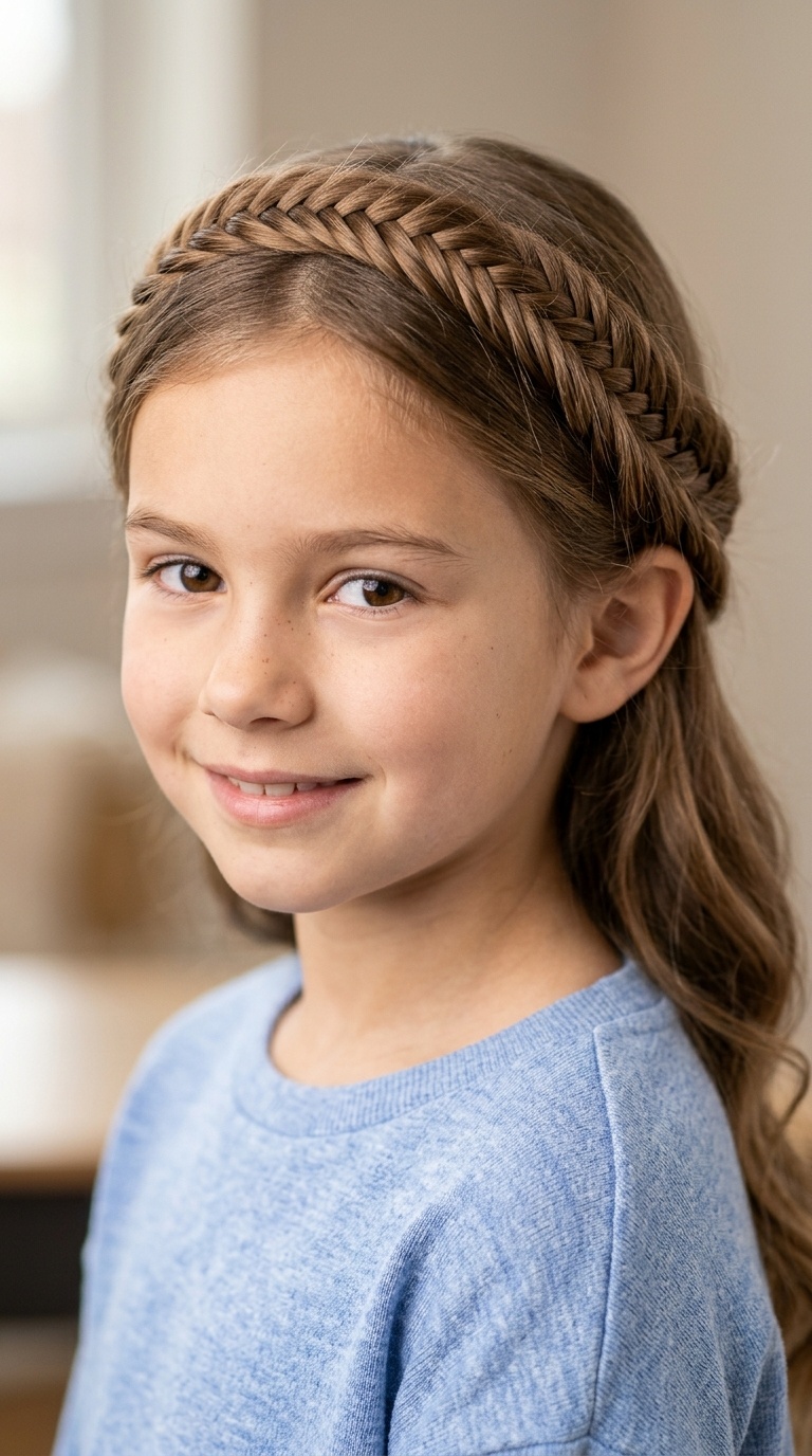 Fishtail Crown Braid Wrap