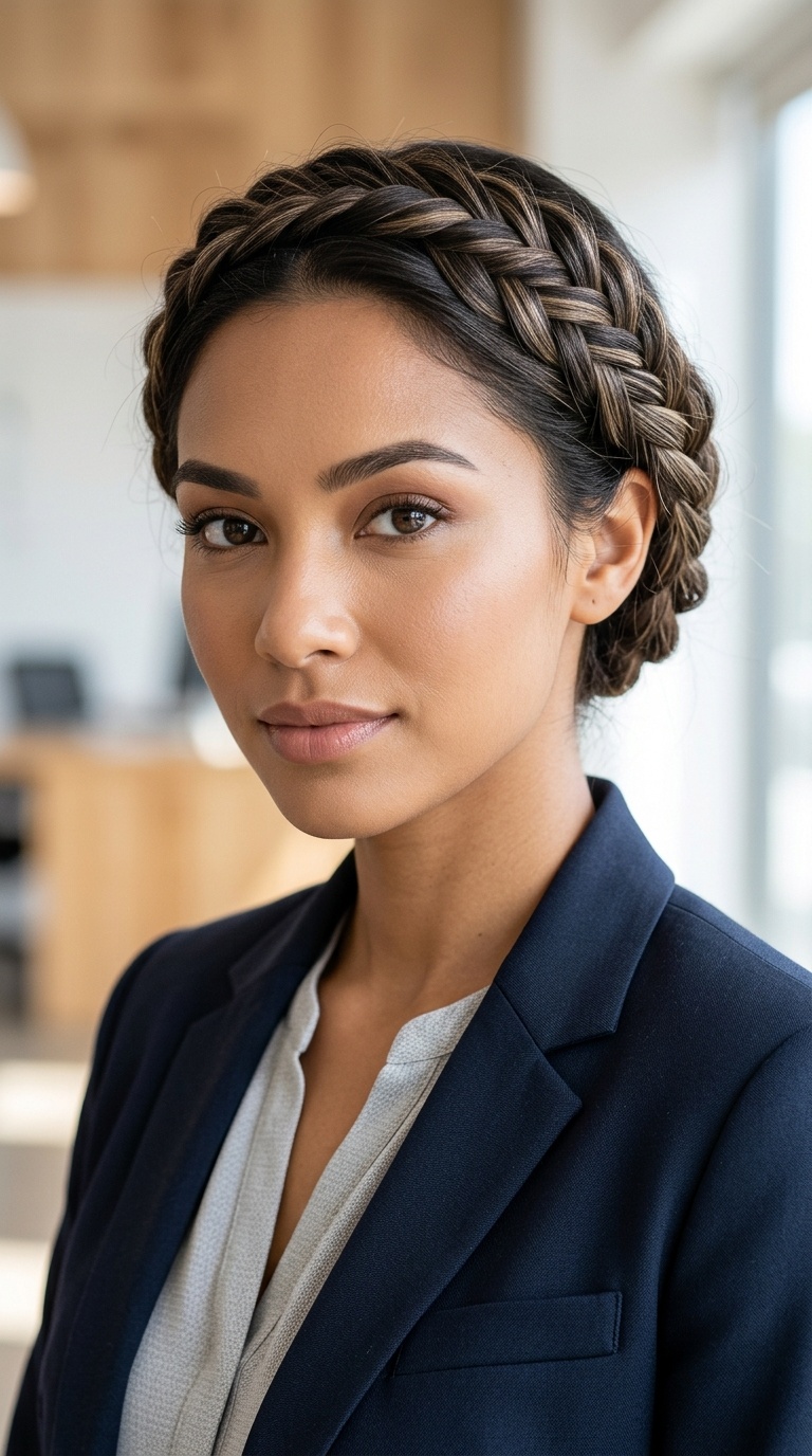 Fishtail Crown with Tucked Ends
