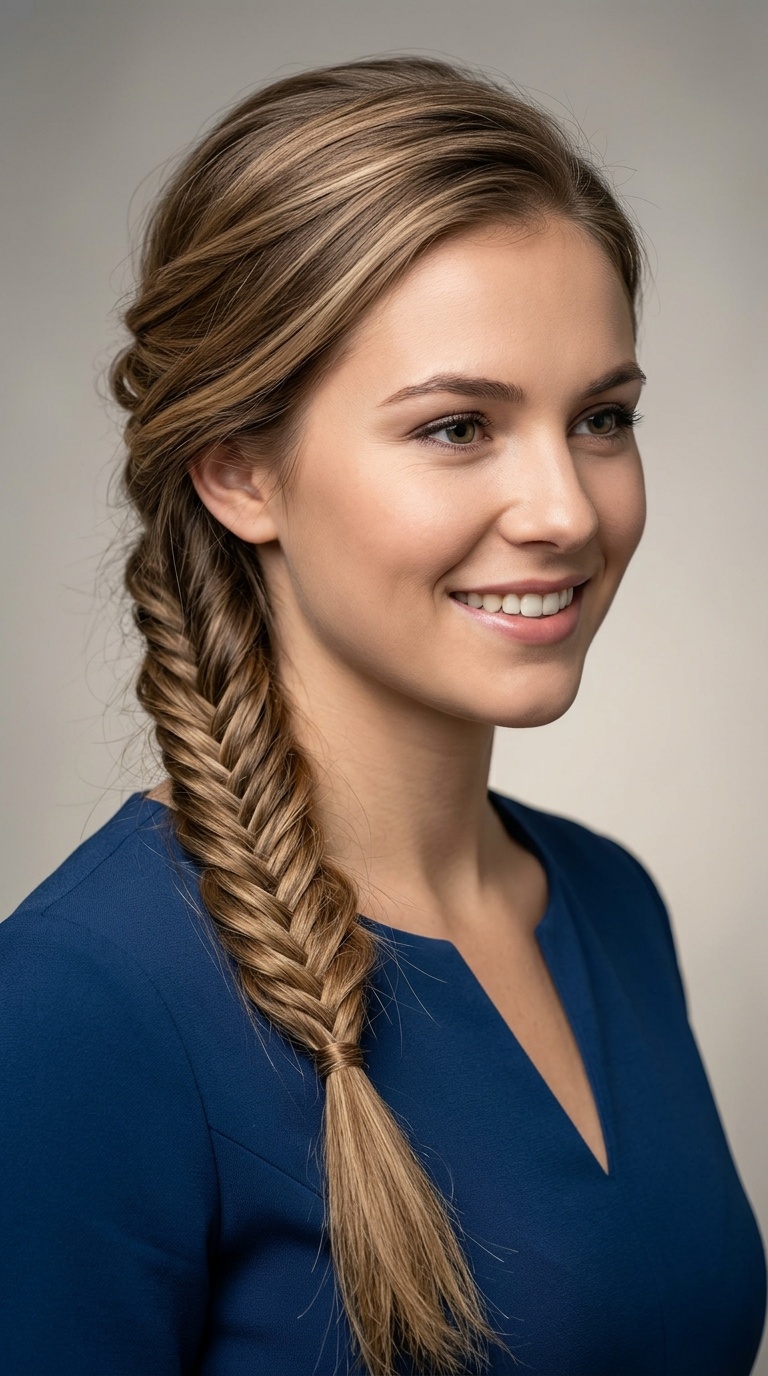 Fishtail Half-Up
