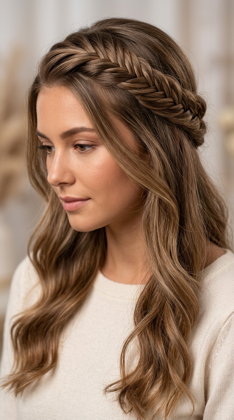 Fishtail Half-Up Wrap