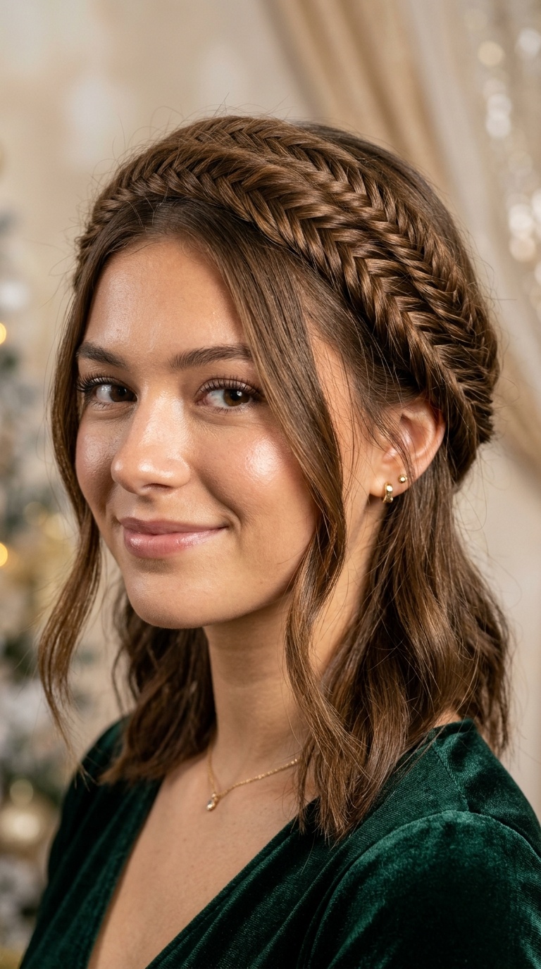 Fishtail Halo Braid