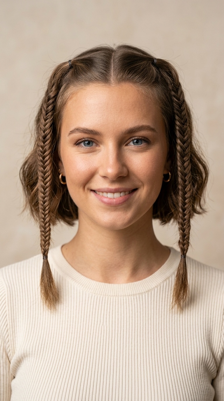 Fishtail Pigtail Accents