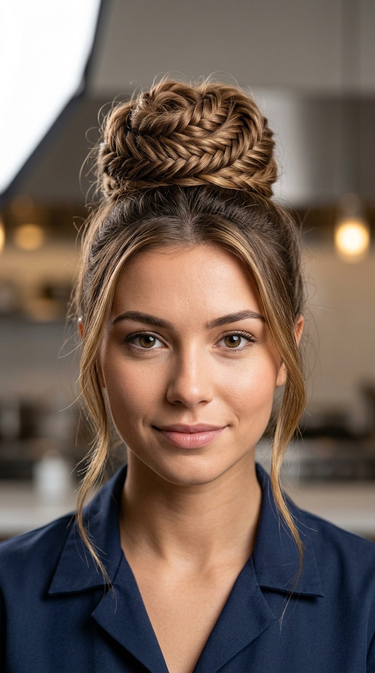 Fishtail Rose Bun