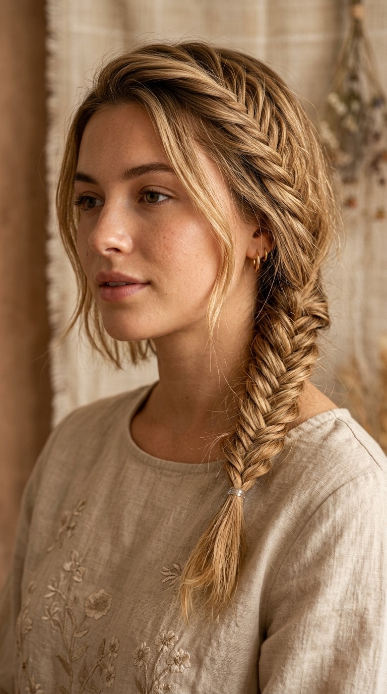 Fishtail Side Braid