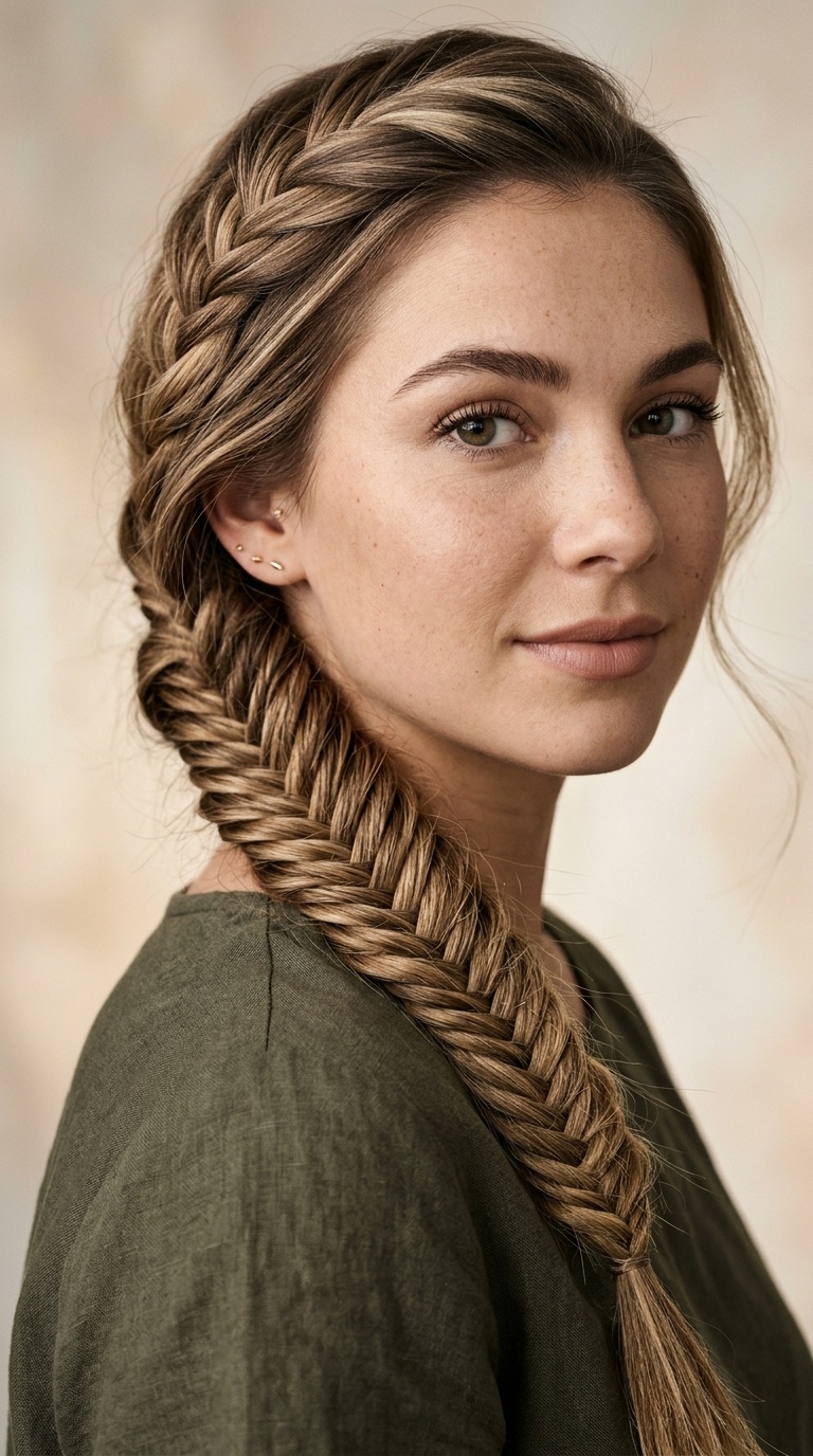 Fishtail Side Braid