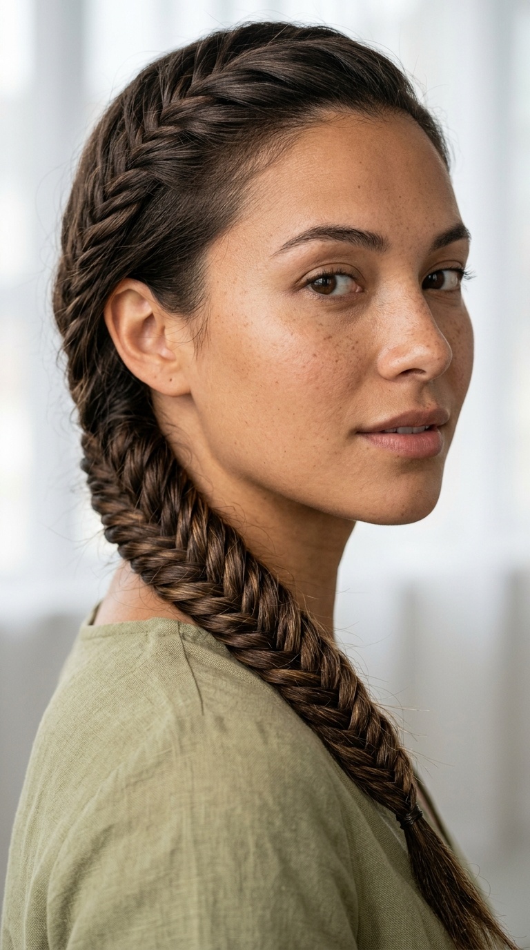 Fishtail Side Braid