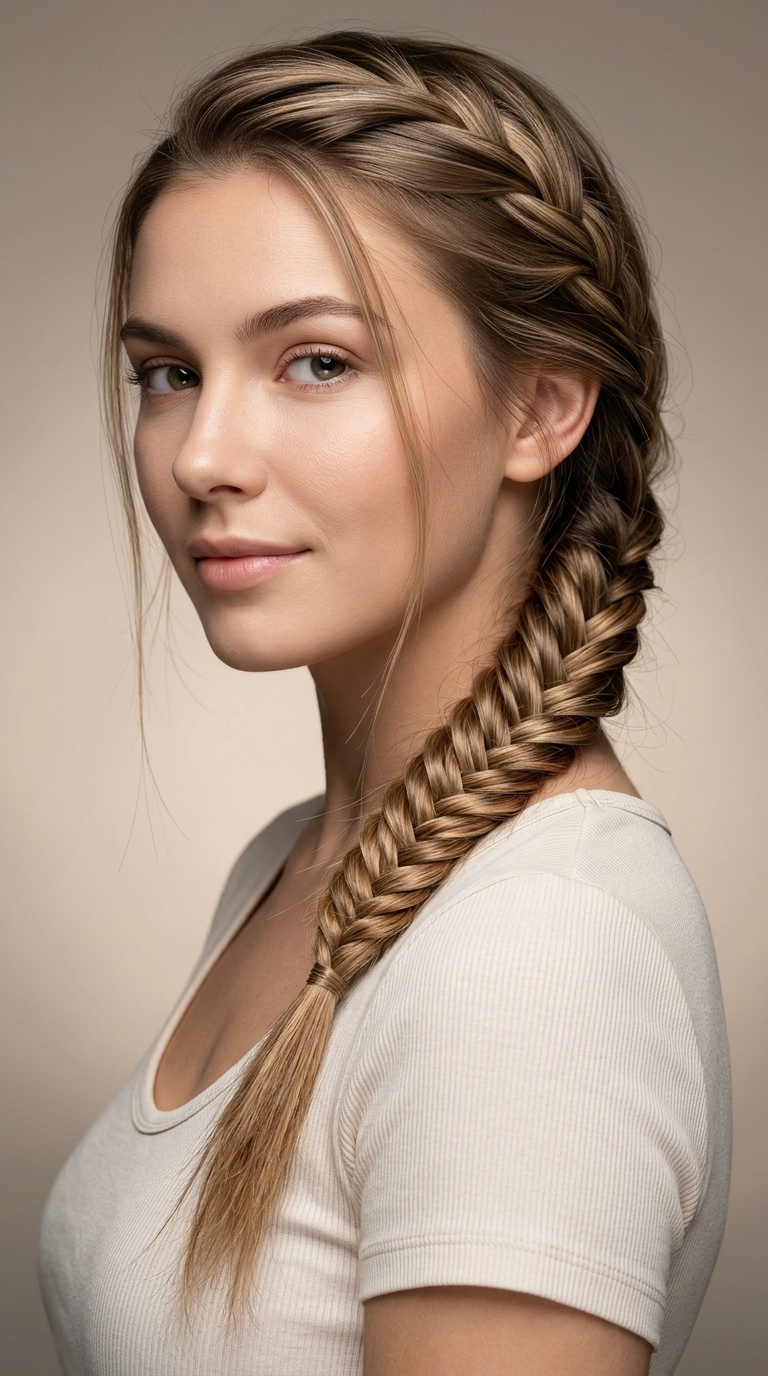 Fishtail Side Braid