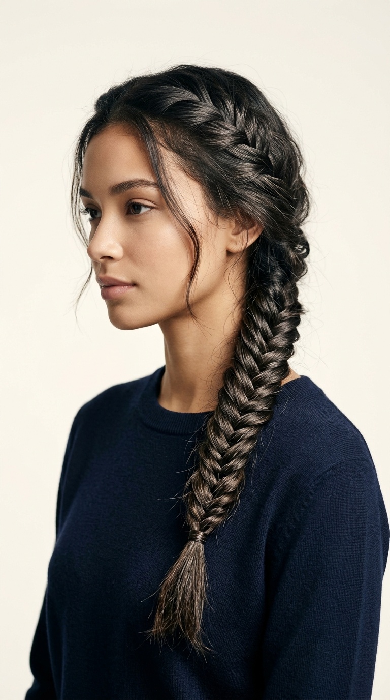 Fishtail Side Braid