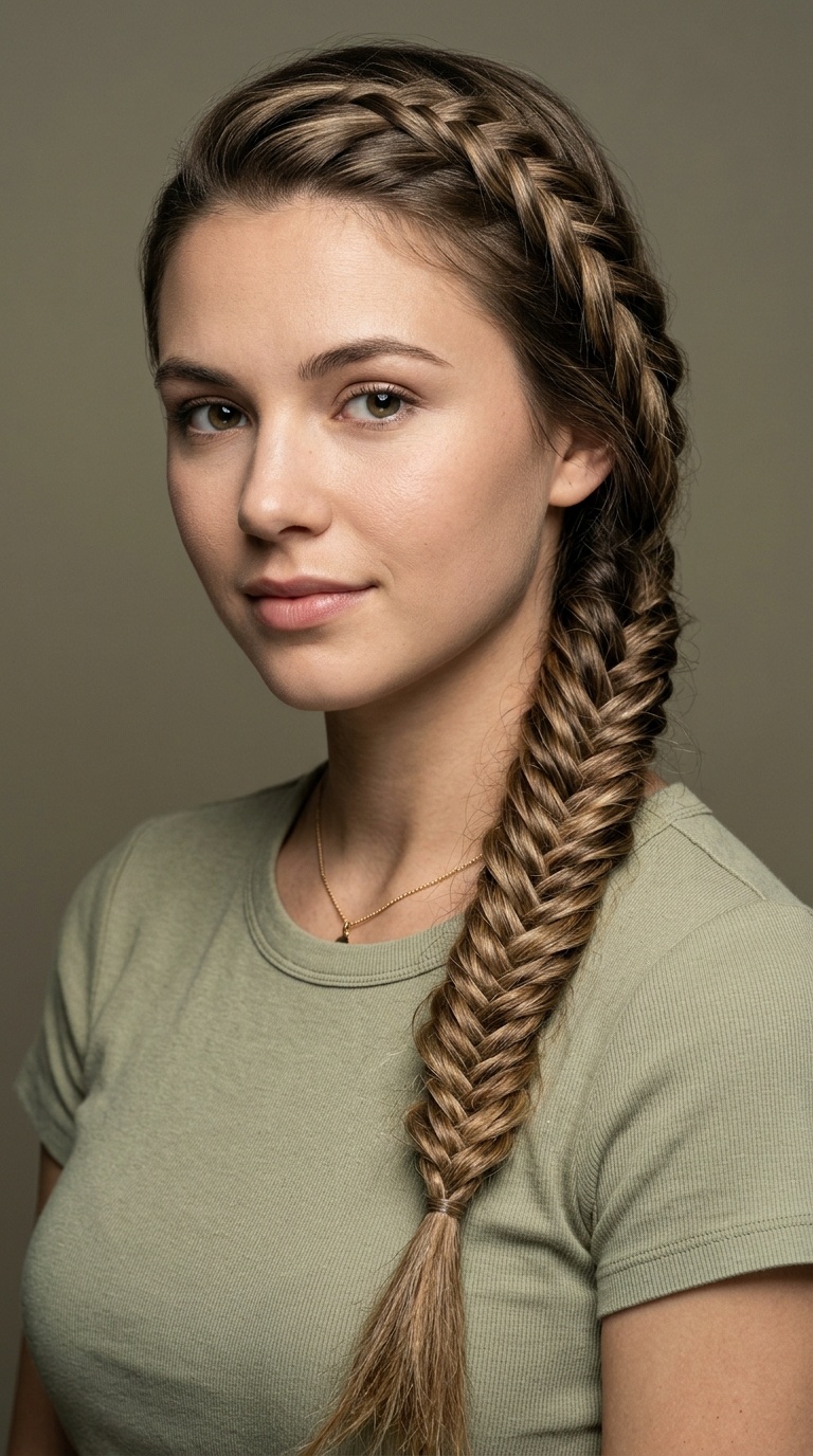 Fishtail Side Braid