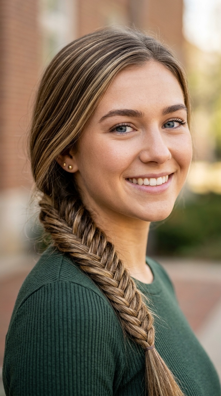 Fishtail Side Braid
