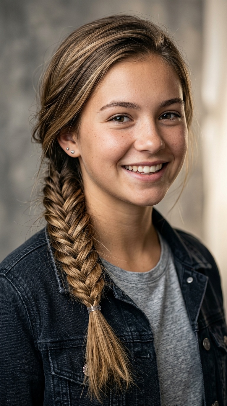 Fishtail Side Pony