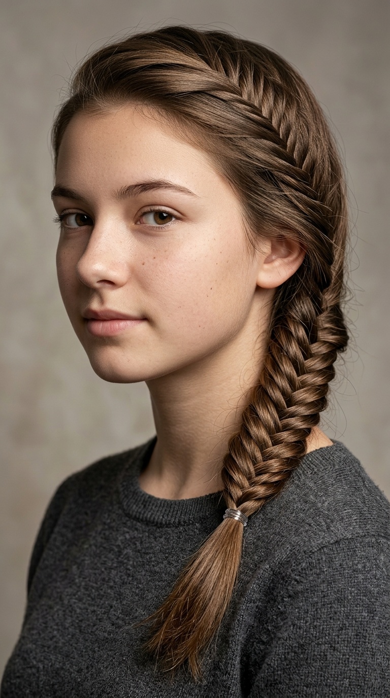 Fishtail Side Pony