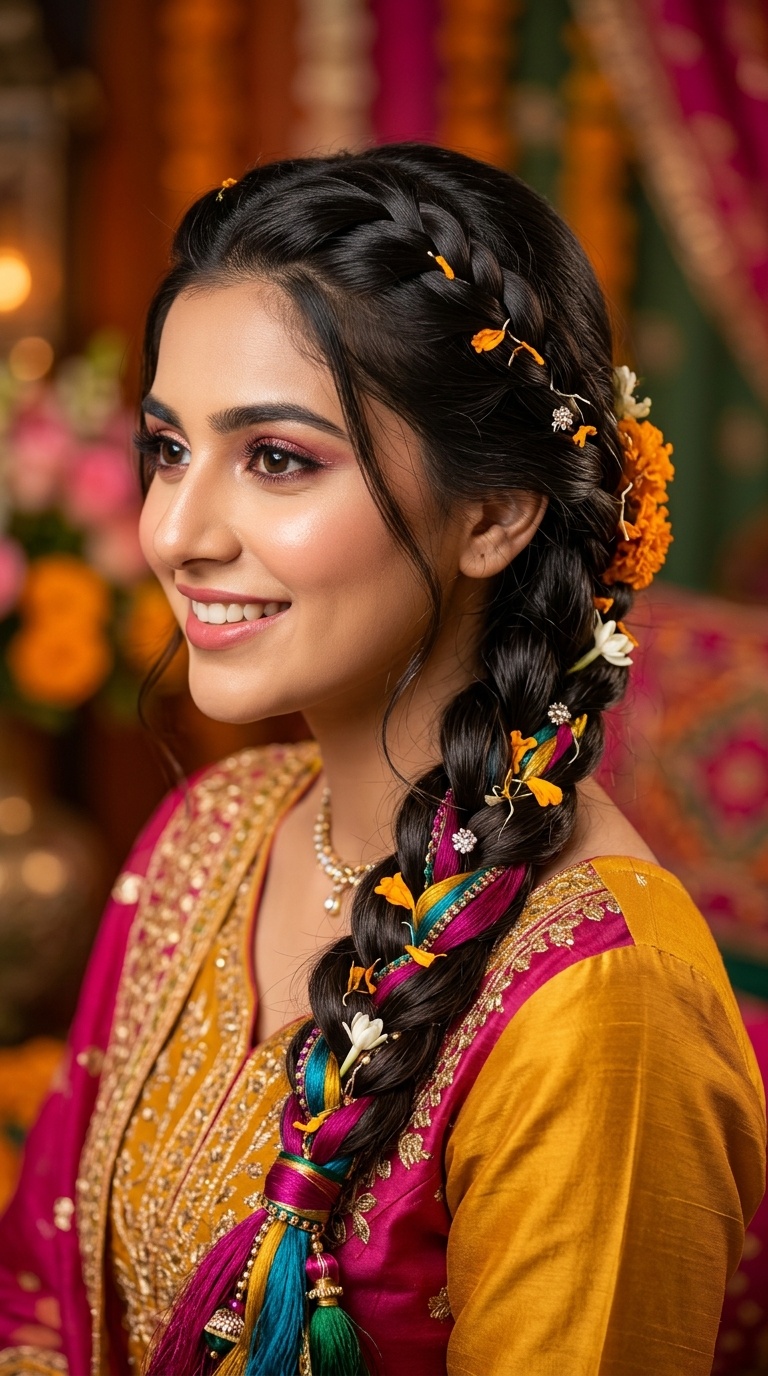 Five-Strand Festive Braid