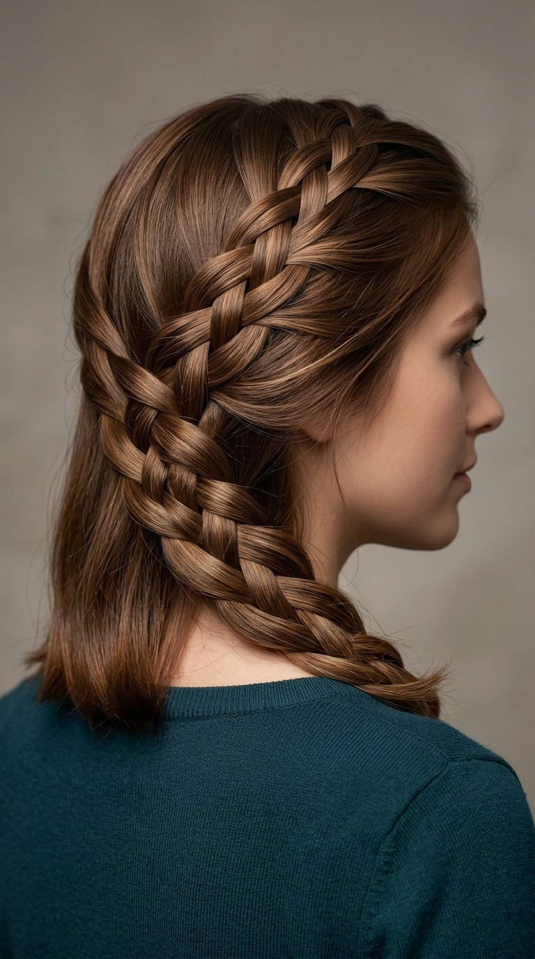 Five-Strand Lattice Braid