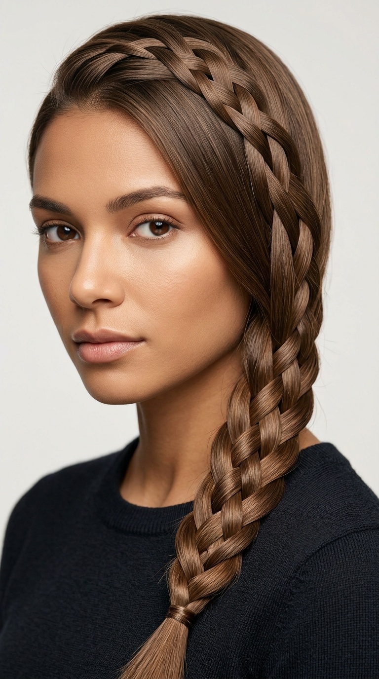 Five-Strand Lattice Braid
