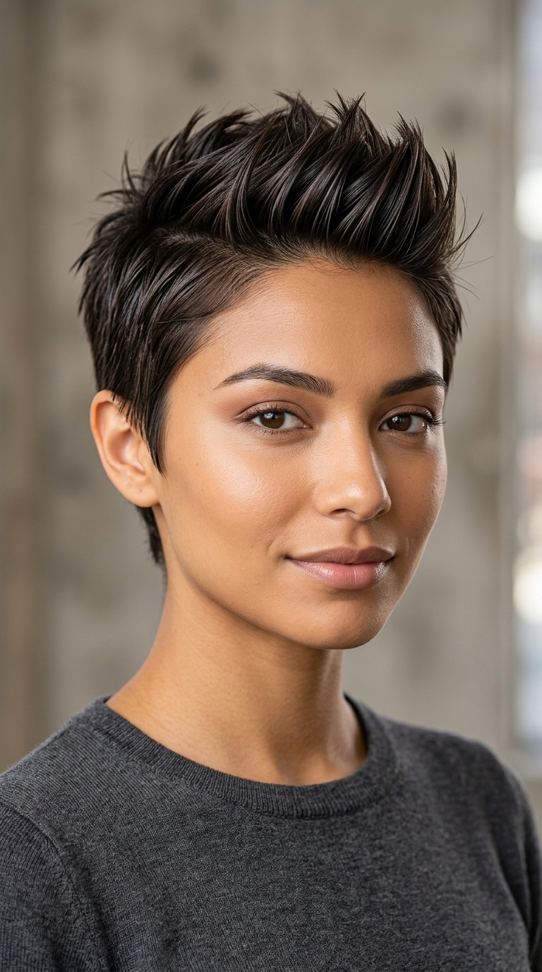 Flat-Ironed Spikes