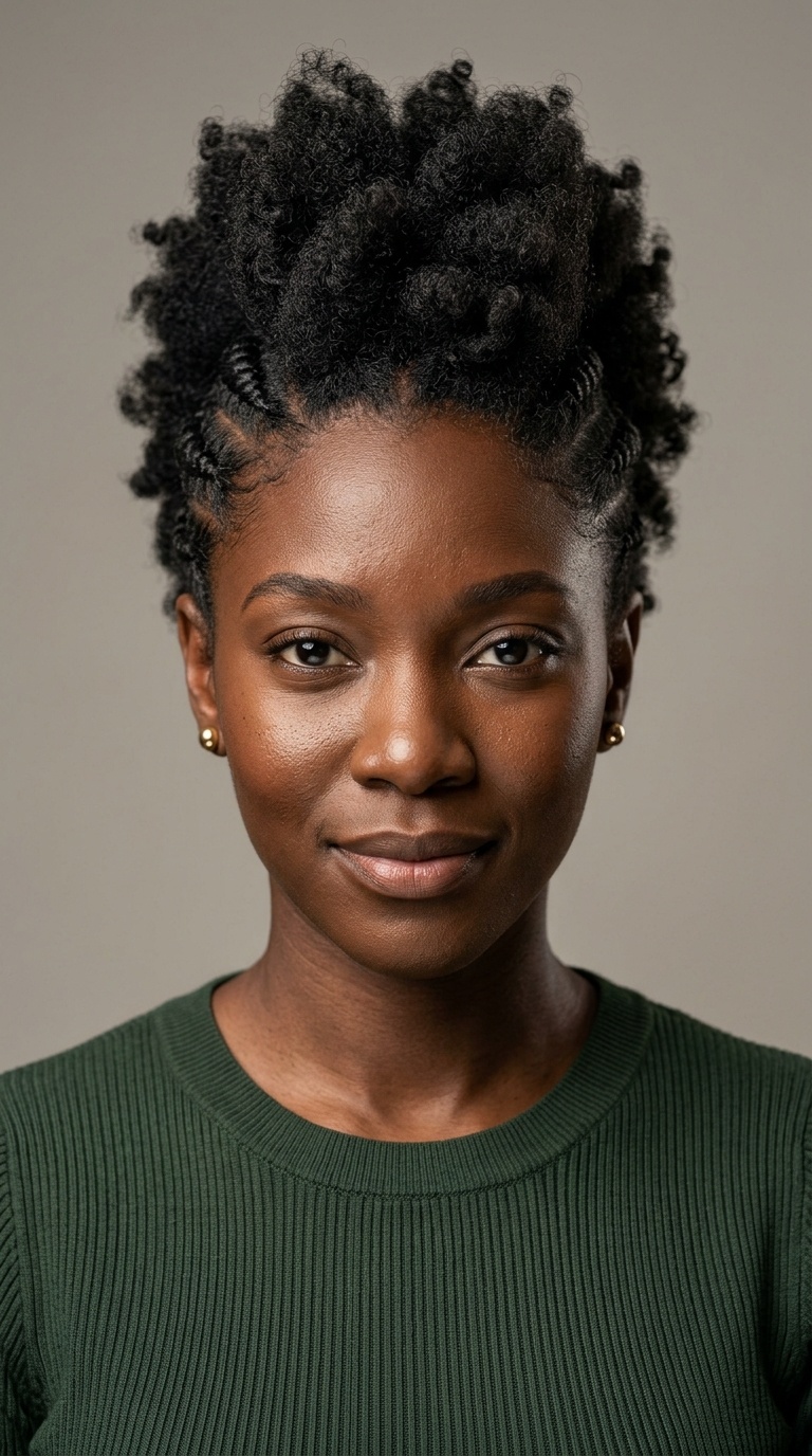 Flat Twist Frohawk