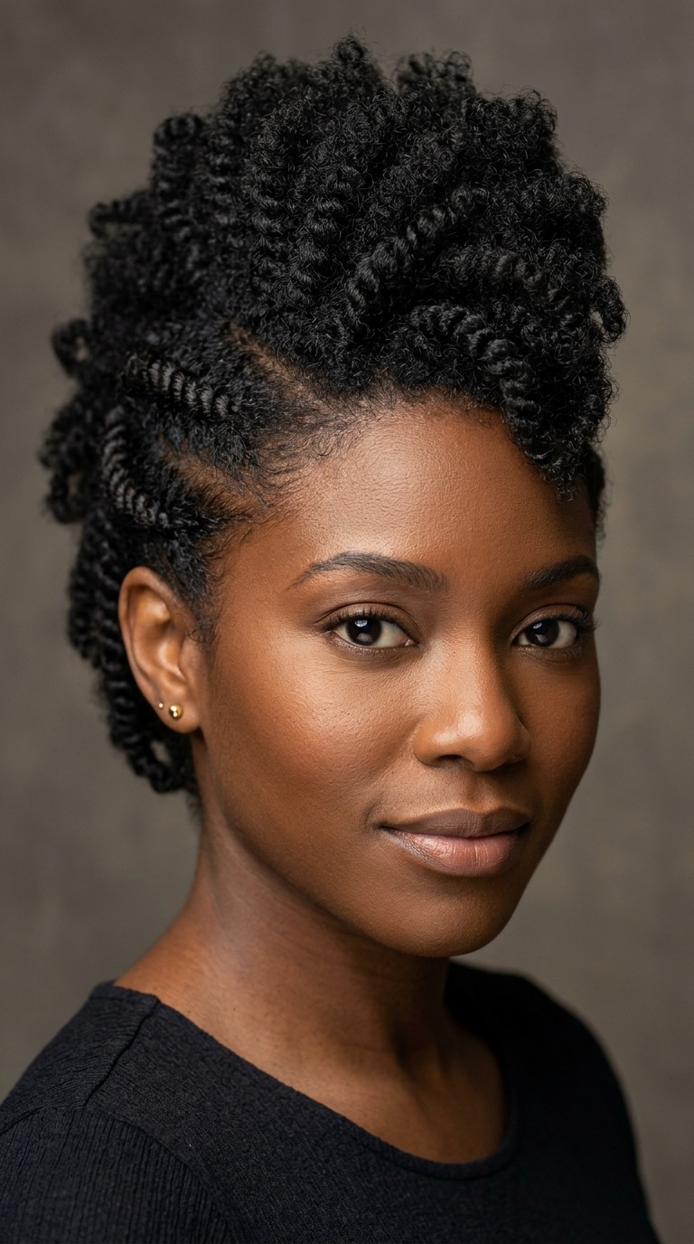 Flat-Twist Frohawk