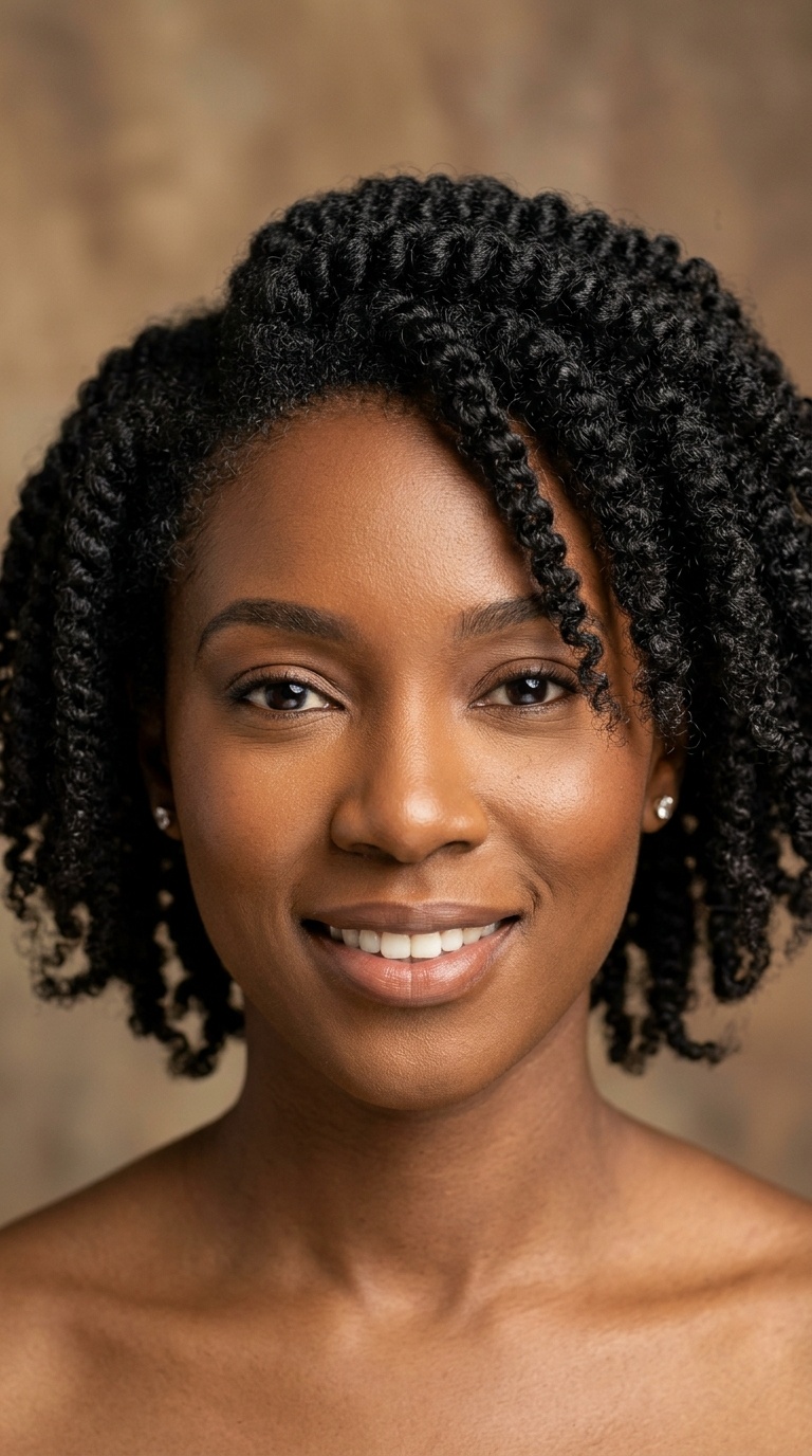 Flat Twist-Out for Elongation