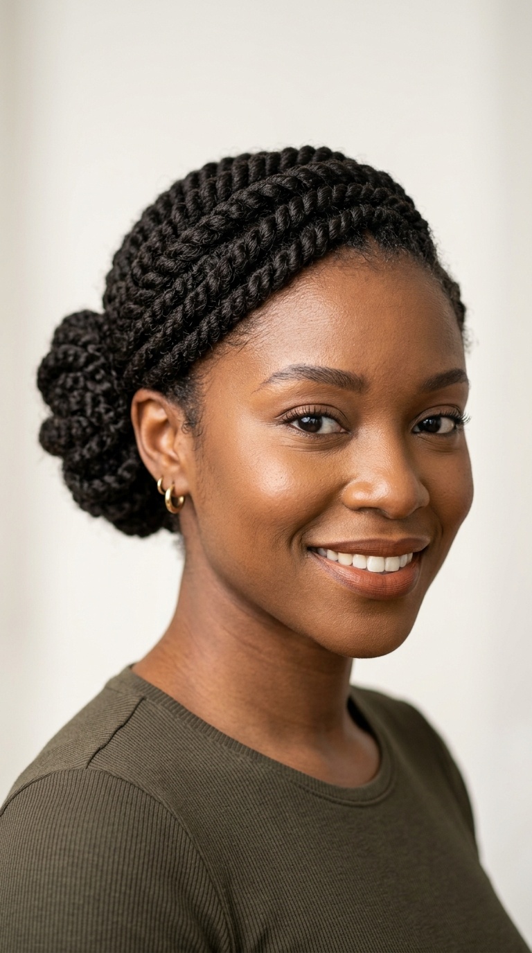 Flat Twist Updo