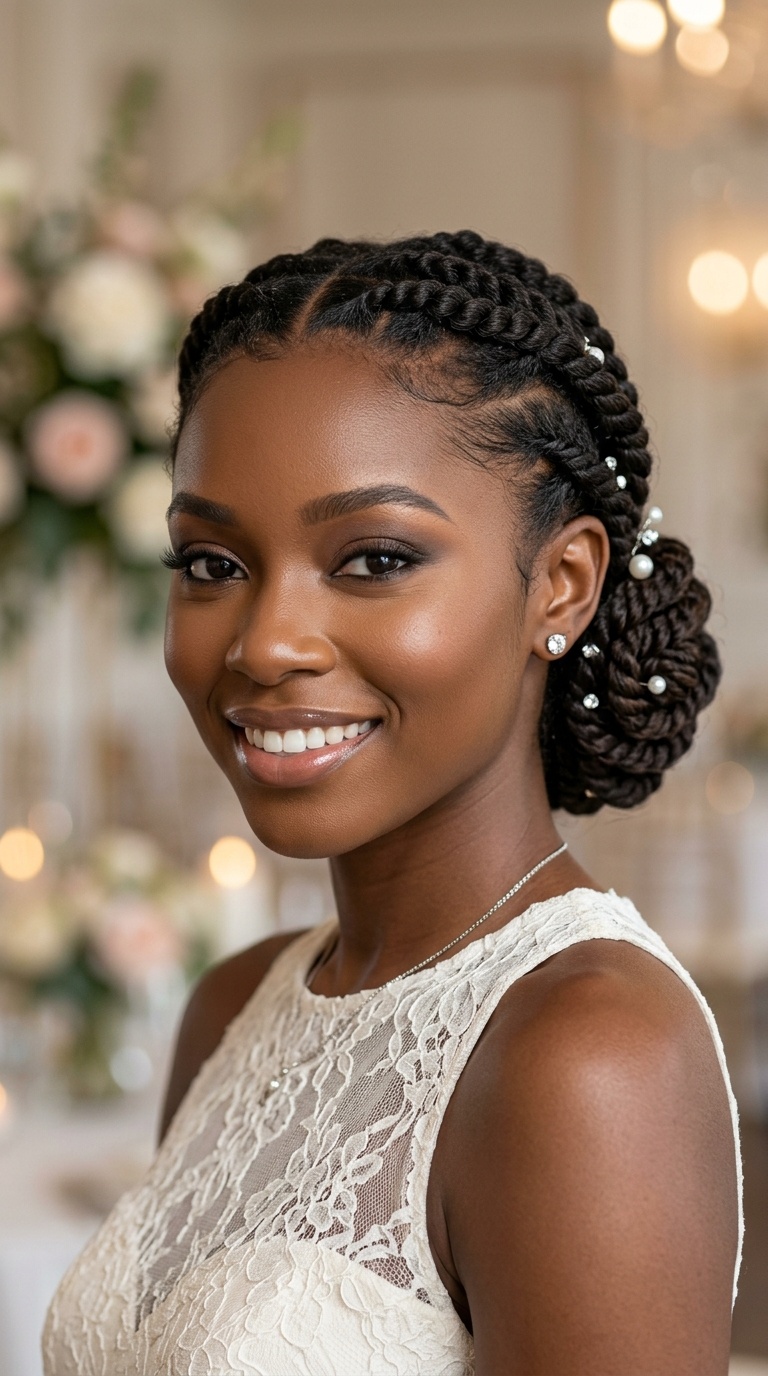 Flat Twists with a Low Twisted Bun