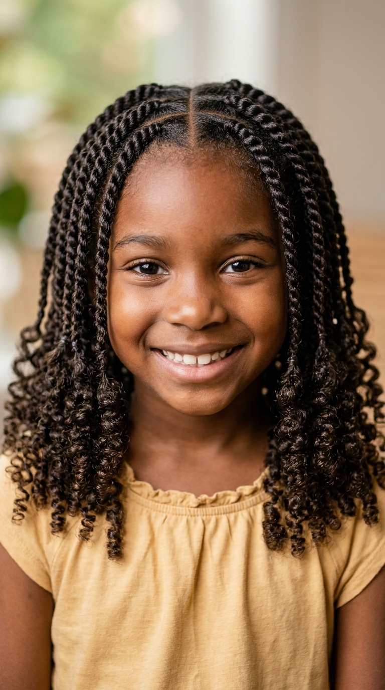 Flat Twists with Curly Ends
