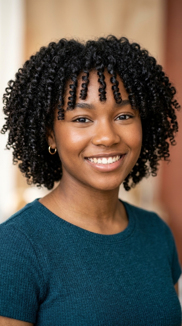 Flexi-Rod Set on Natural Hair
