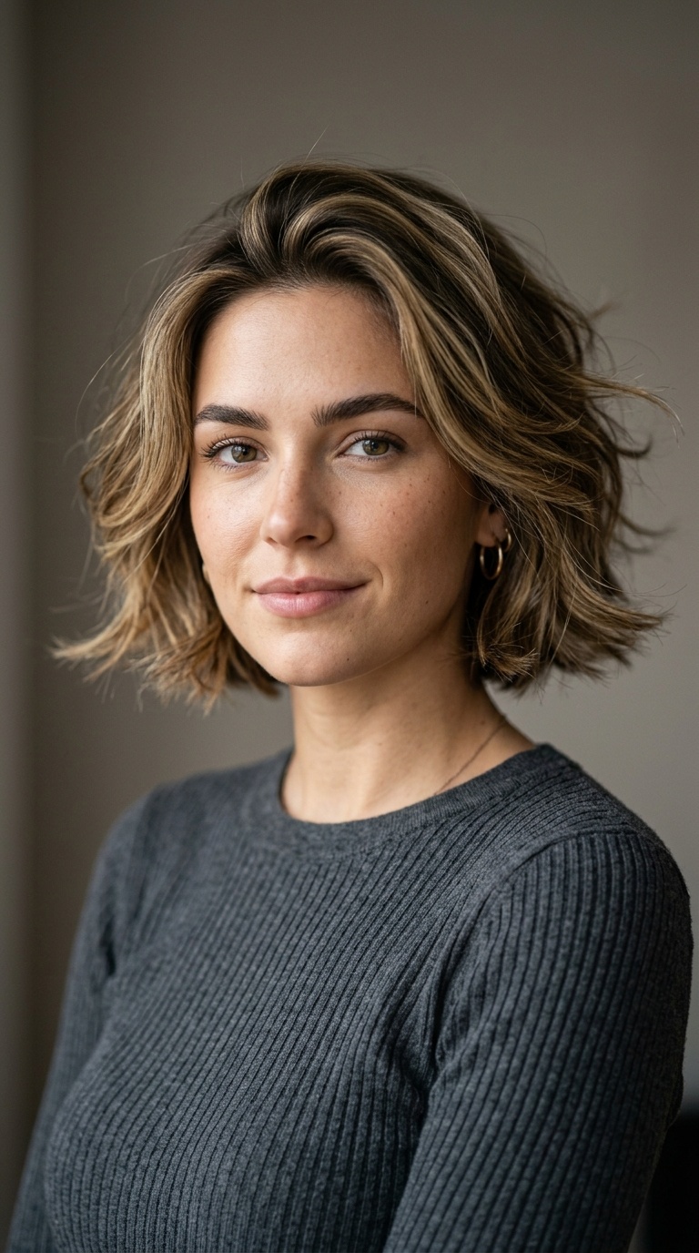 Flipped-Out Layered Bob