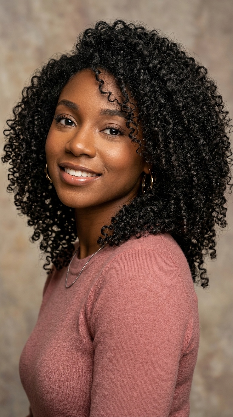 Flipped-Over Retro Curls