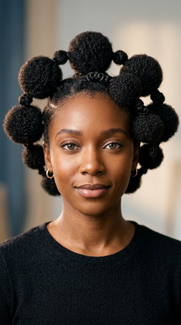 Floating Afro Spheres