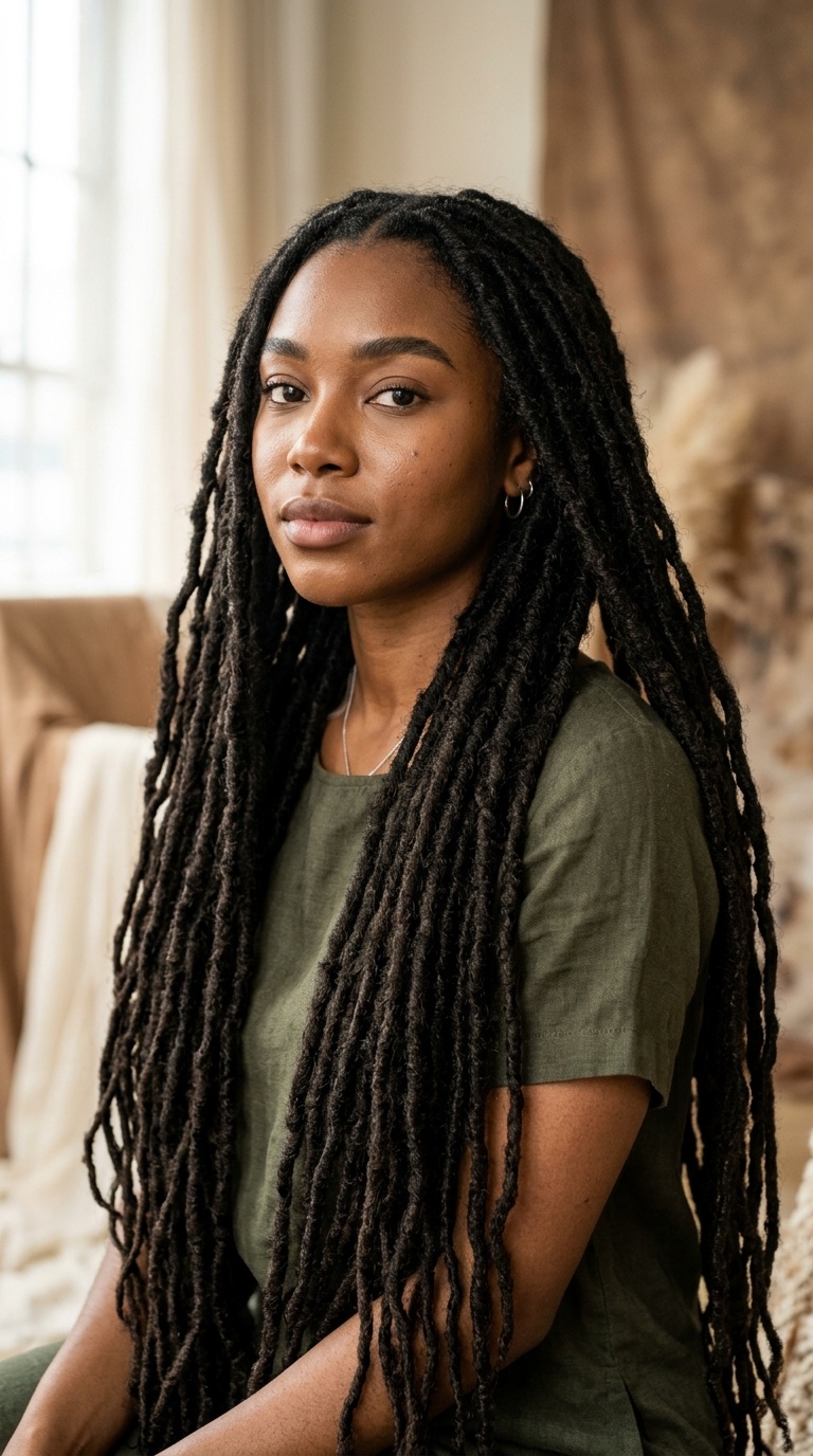 Floor-Length Rapunzel Locs